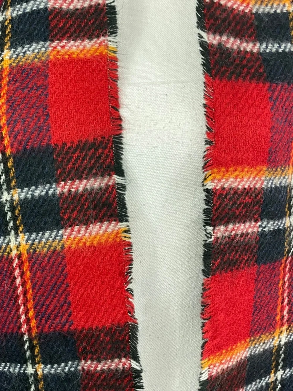 Red Plaid Blanket Scarf 28